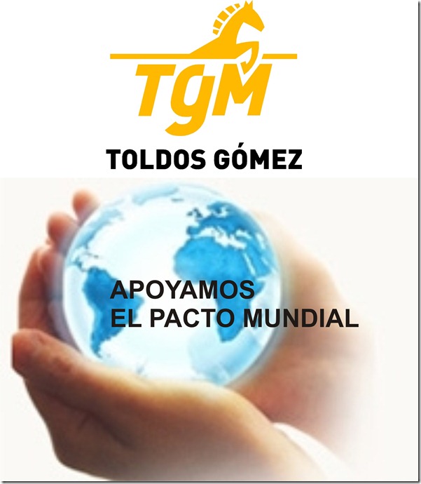 Estamos muy contentos. Tgm-Toldos Gómez ya es parte del Pacto Mundial.