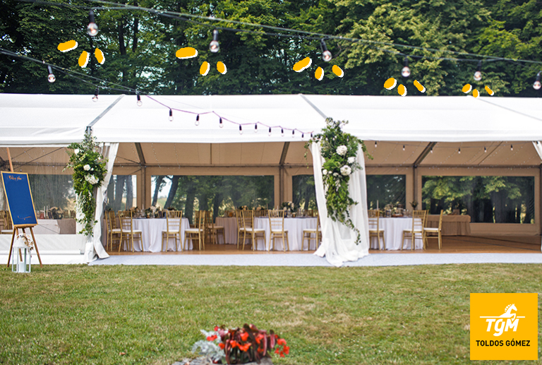 5 ideas para decorar la carpa de tu evento