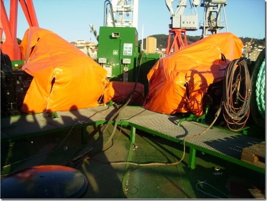 Trabajos en Puerto de Vigo