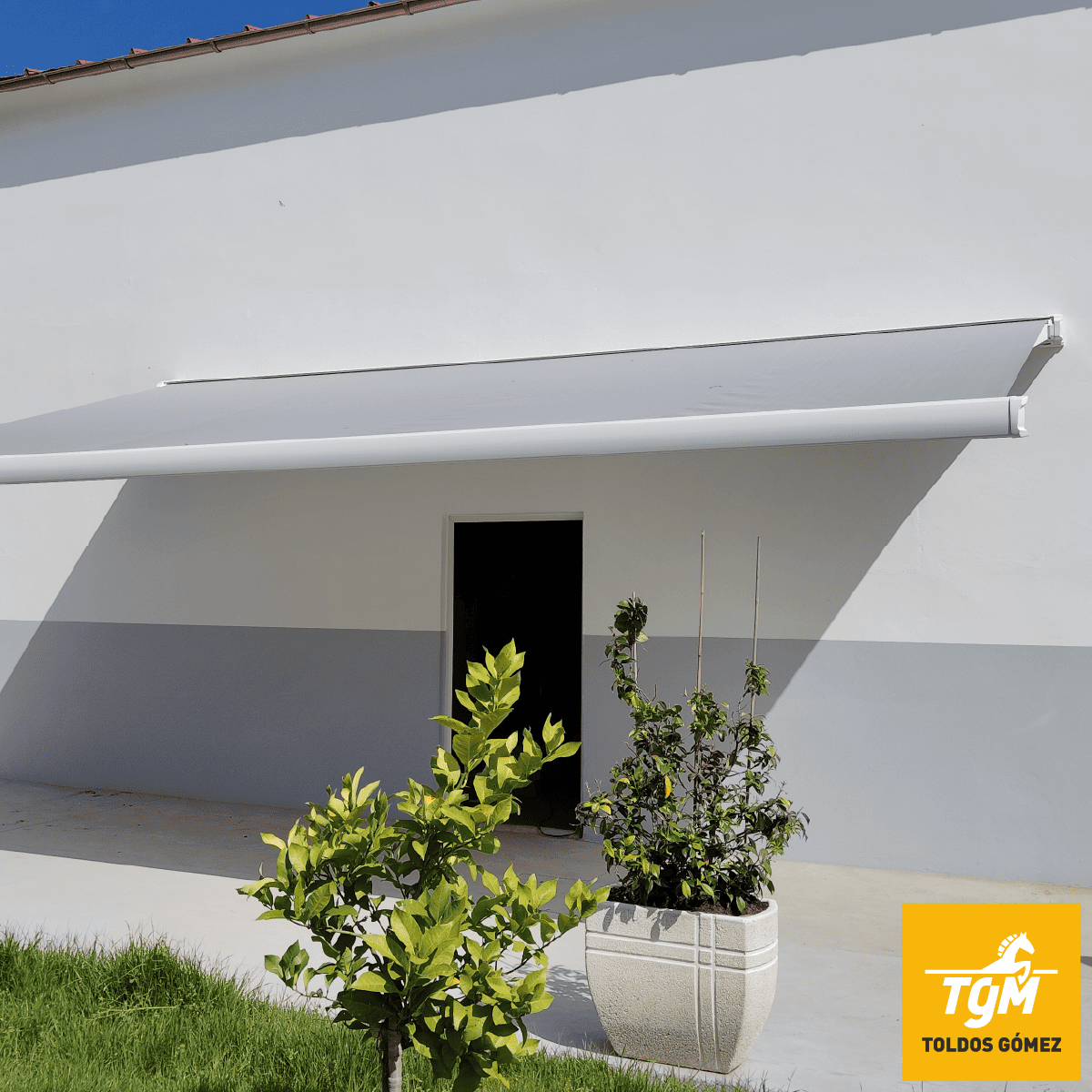 TOLDO LISO BLANCO TOLDOS GÓMEZ